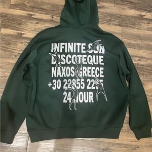 Men's XL Graphic Hoodie from
H&M (Color: Forest Green)